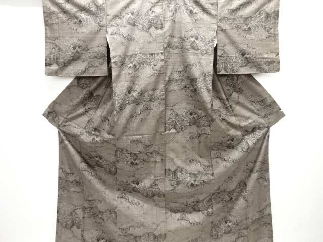 JAPANESE KIMONO / DORO OSHIMA TSUMUGI (9 maruki)